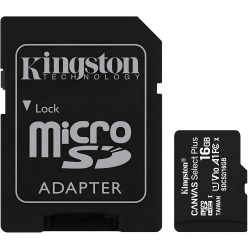 Card Memory Kingstone 16Gb Micro Sd With Adapter
